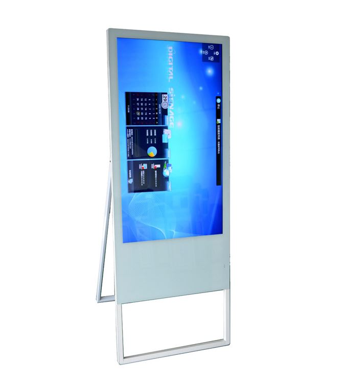 LCD Mall Lobby Commercial Multi Touch Digital Display Poster Board Professional