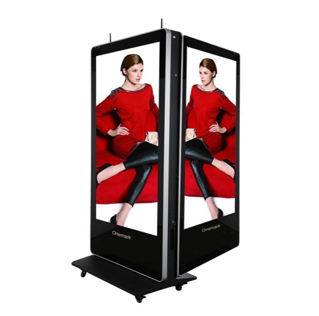 LCD Double Side Touchscreen View Ultra Thin Digital Signage Media Panel