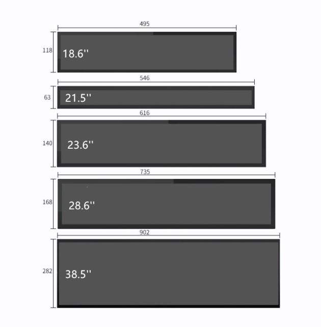 13Inch-100Inch Shelf Digital Signage TFT Bar Monitor Stretch LCD Display